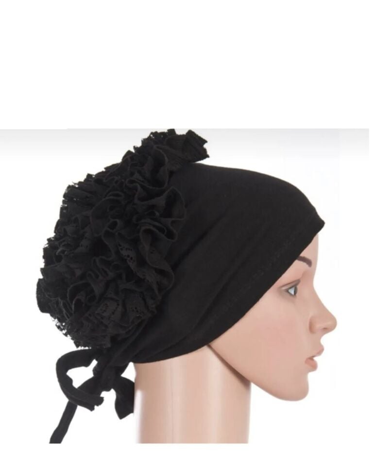 Bone - Dikişli Fırfırlı Bone Bandana