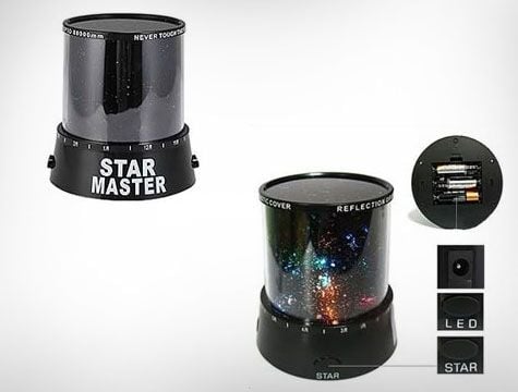 Projeksiyon Gece Lambası - Tavana Işık Yansıtan Led Işık