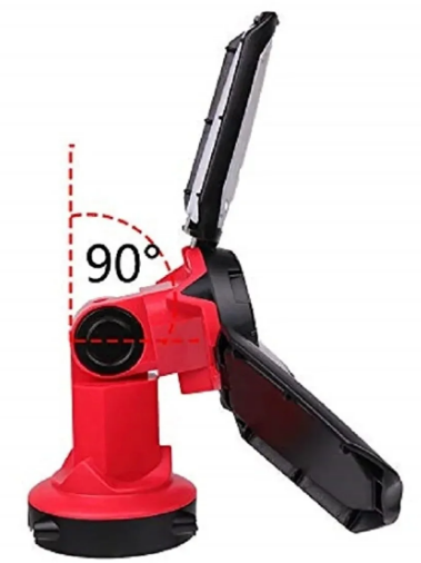 Polizei P-8801 ŞARJLI KATLANABİLİR 3XCOB LED+ 3W LED ÇOK FONKSİYONLU KAMP FENERİ