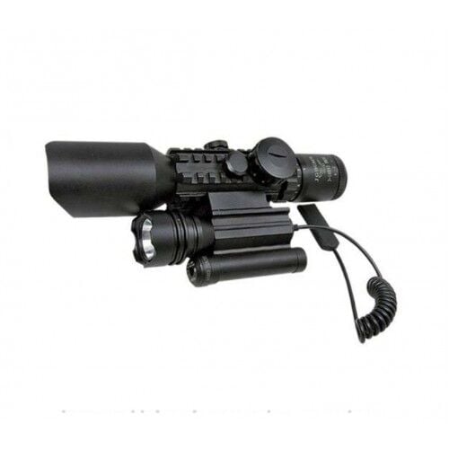 3-10x42 Zoomlu Av Dürbünü Lazer Zenon Fenerli M9