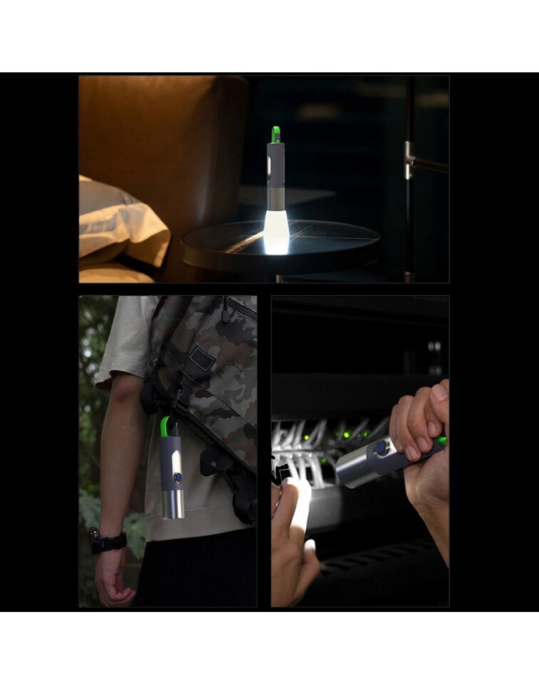 El Feneri Kamp Lambası 750 Lümen Şarjlı Type-C