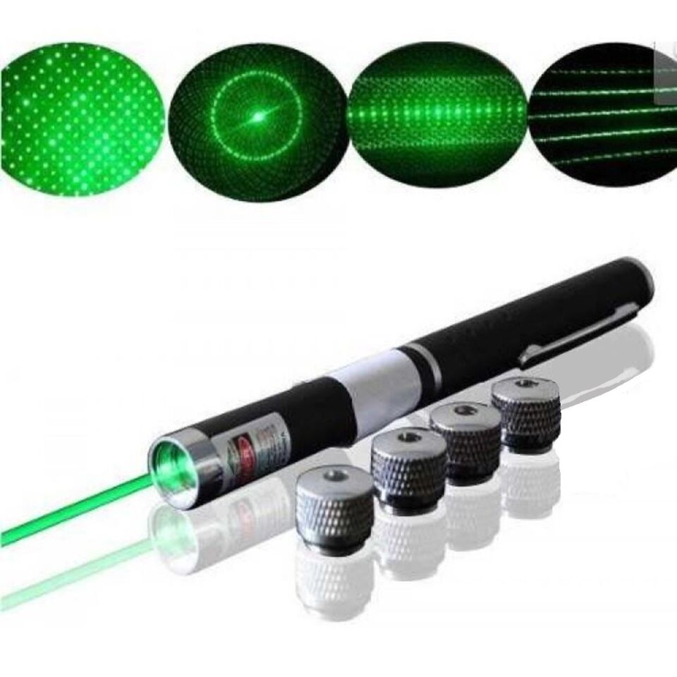 Yeşil Lazer Pointer 3000 mW 15 Km Etkili (Tek Başlık 5 Model)