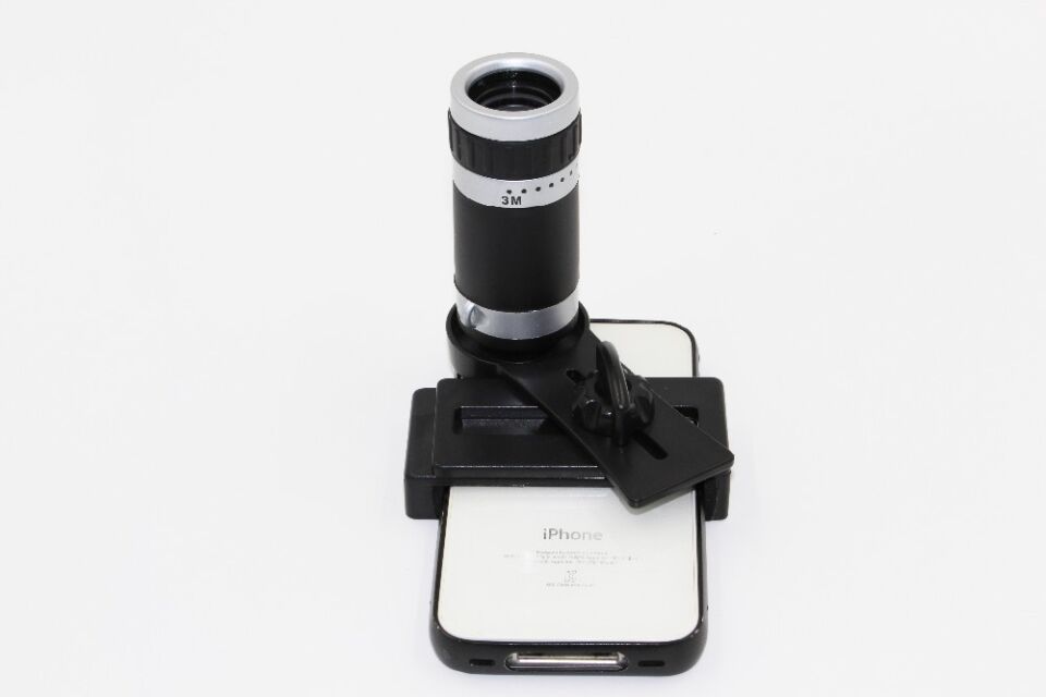 8x18 Zoom Teleskop Telefon Kamera Lensi Mini El Dürbünü