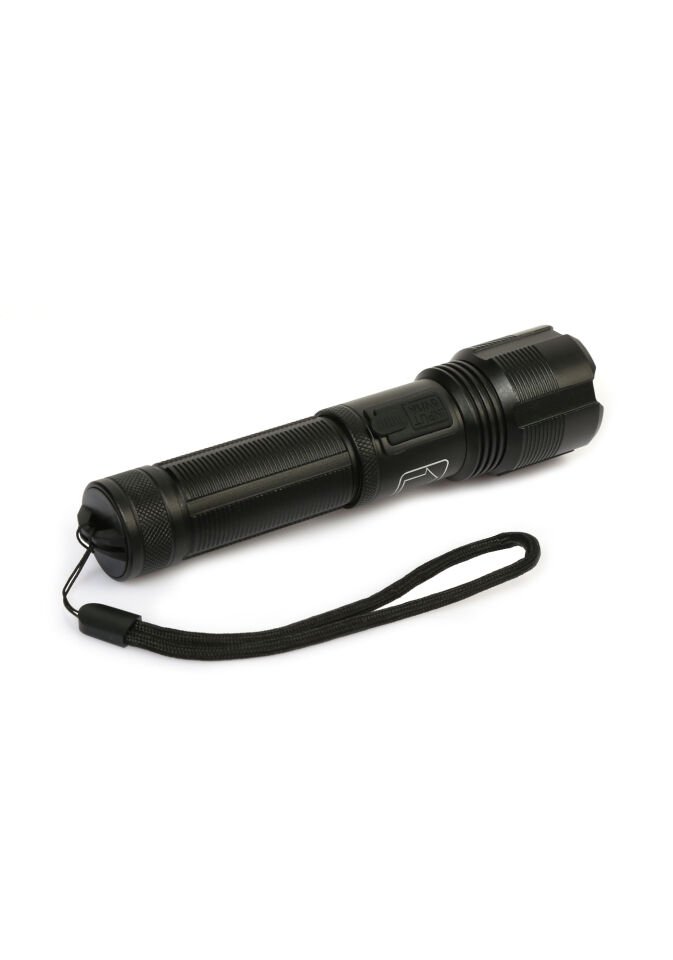 PeakStar Ps-1600 Süper Parlak Led Zoomlu 5 Mod Su Geçirmez Profesyonel Kamp Bekçi Avcı Feneri