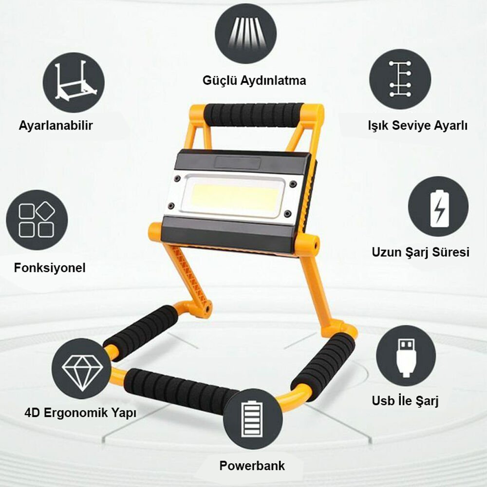 1300 Lümen Güçlü Aydınlatma Wt-328 Güçlü Fener
