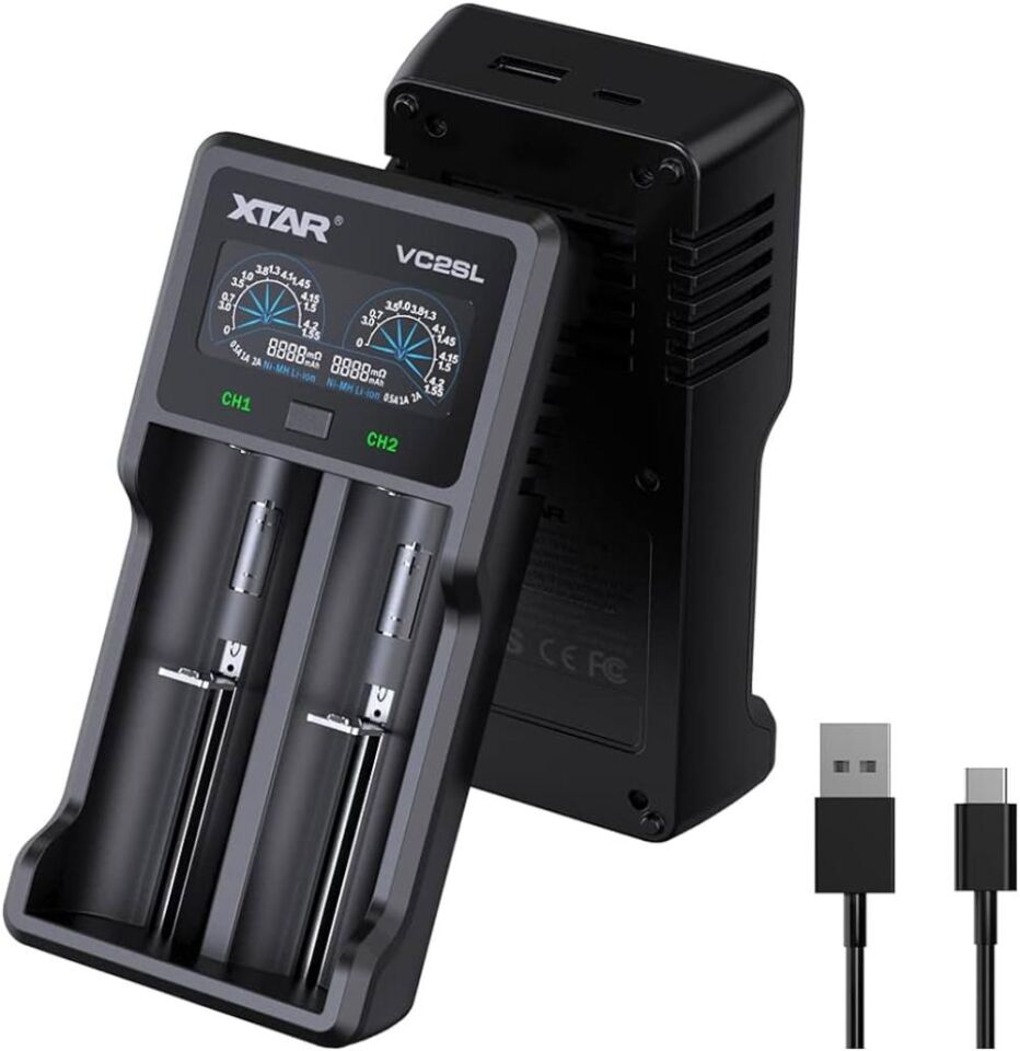 Xtar VC2SL İkili Li-ion / NI-CD / NI-MH Pil Şarj Cihazı