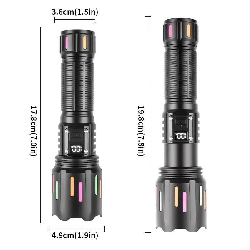 PeakStar Ps-9954 30w Zoomlu Led Powerbank Özellikli Şarjlı Profesyonel El Feneri
