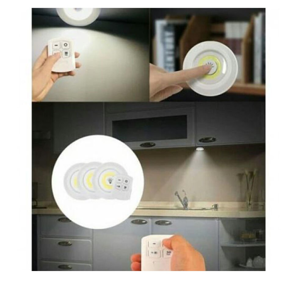 UZAKTAN KUMANDALI YAPIŞKANLI LED SPOT LAMBA WT-364