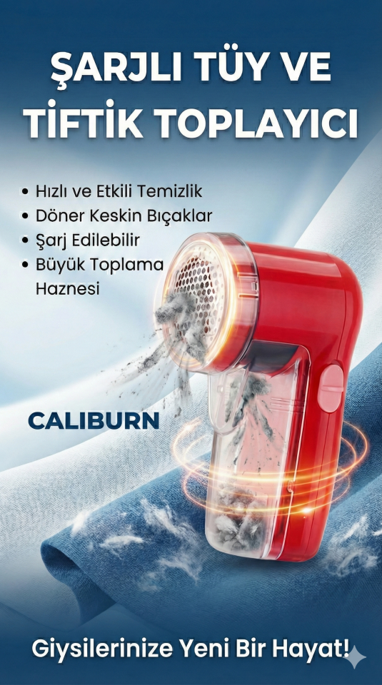 Şarjlı Kazak Tüy Toplama Makinesi