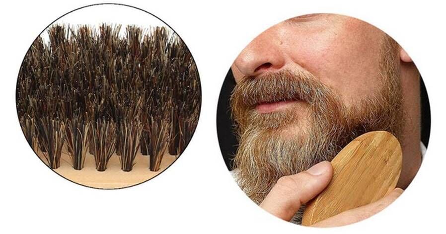 Absolute Sakinleştirici Sakal Tarama Doğal Fırçası