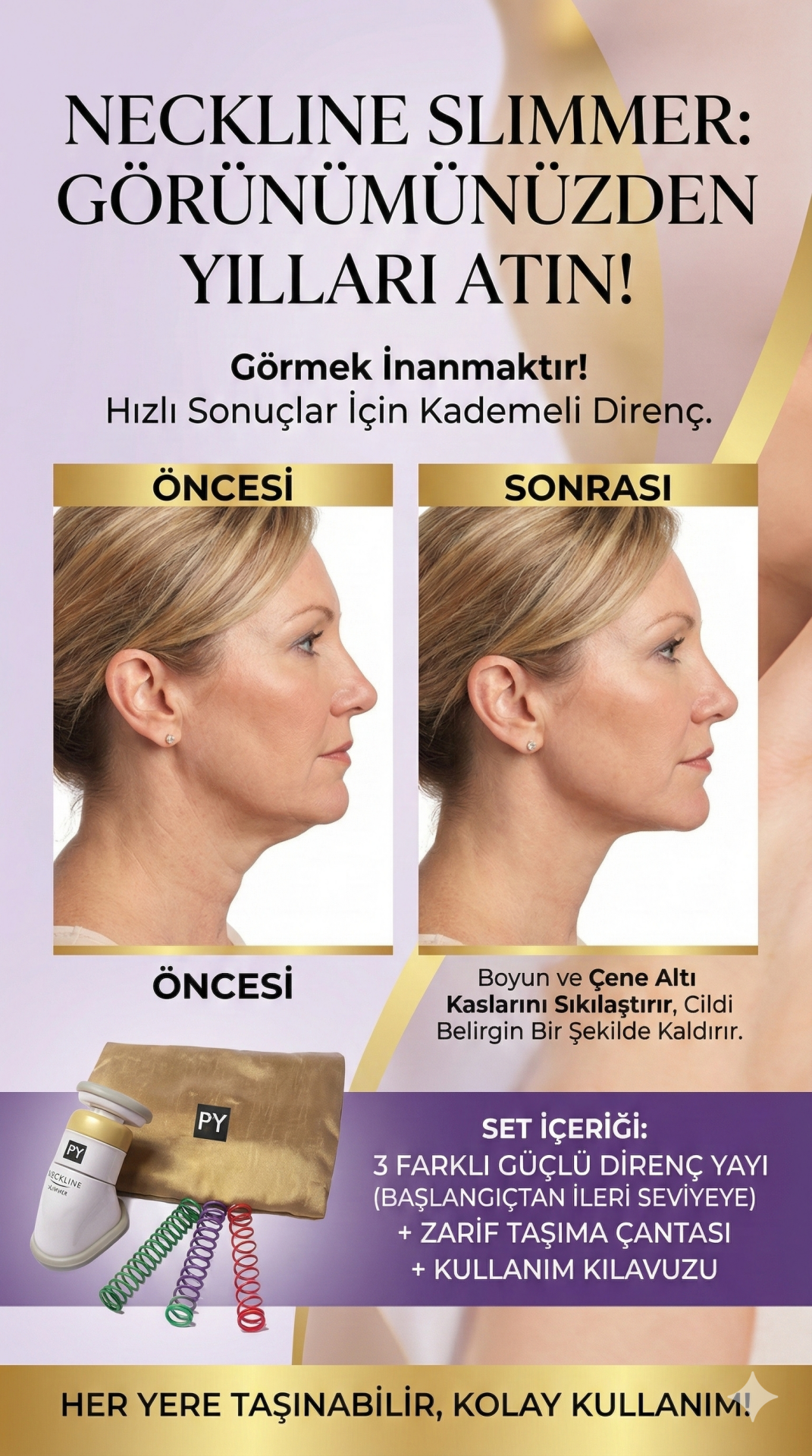 Gıdık Giderici Gıdı Eritme Çene Altı Masaj Aleti Boyun Egzersizi