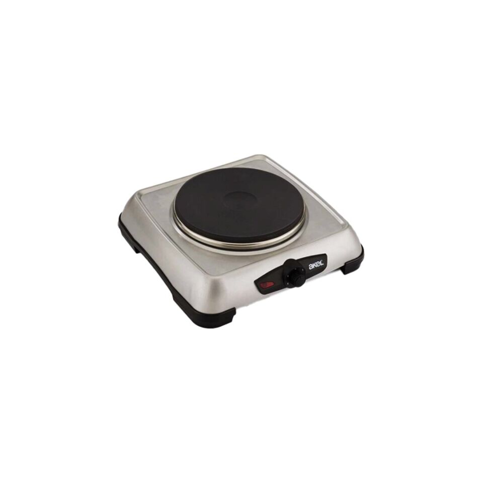 Elektrikli Ocak GÜMÜŞ TEK GÖZLÜ MİNİ ELEKTRİKLİ OCAK 1000W AYARLANABİLİR TERMOSTAT 14.5CM