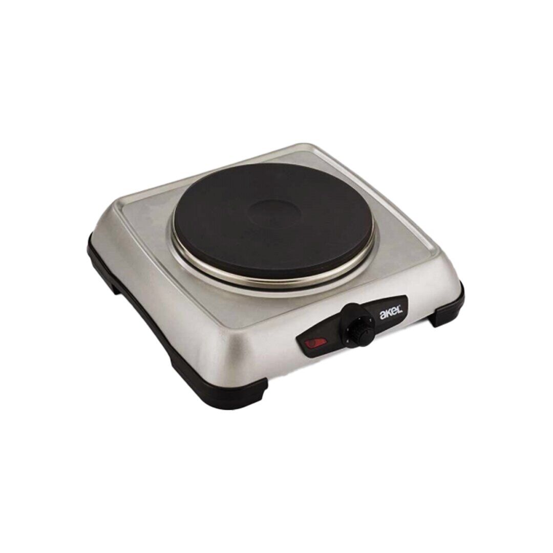 Elektrikli Ocak GÜMÜŞ TEK GÖZLÜ MİNİ ELEKTRİKLİ OCAK 1500W AYARLANABİLİR TERMOSTAT ISITICI YÜZEY 18CM