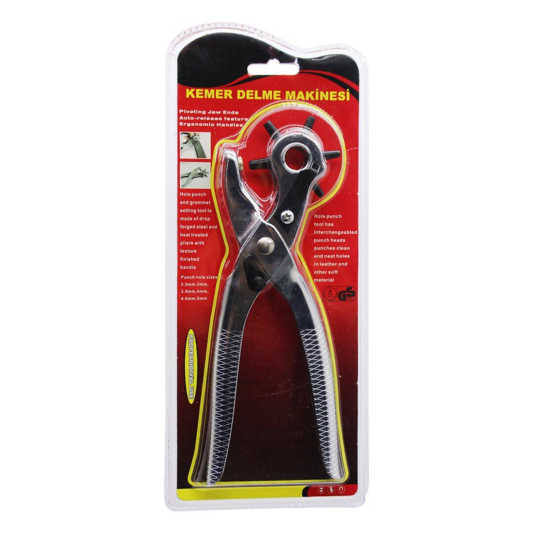 6 DİŞ METAL KEMER DELME MAKİNESİ PENSE