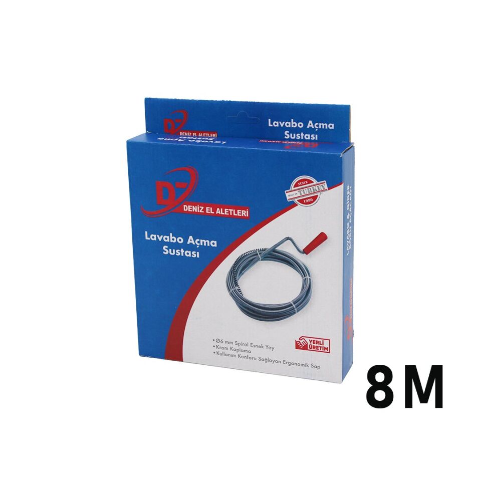 SUSTA 8MT SUSTA SPiRAL LAVABO - GİDER AÇAR