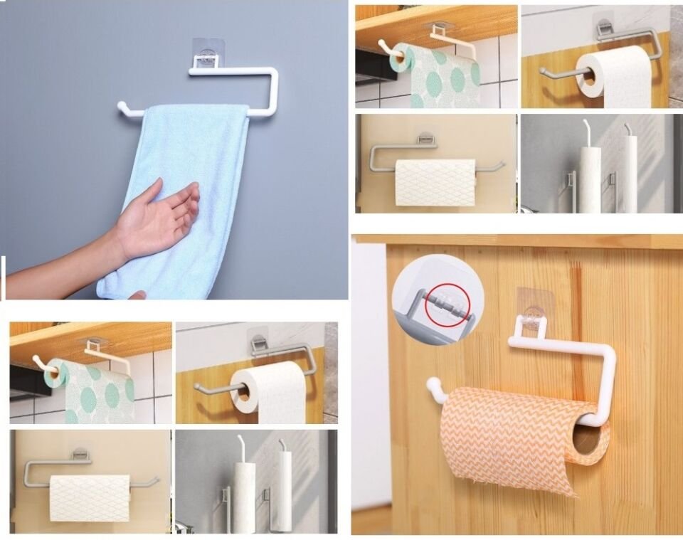 Yapışkanlı Kağıt Havluluk Askı