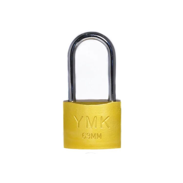 YMK Eko Sarı Boyalı Uzun Kancalı Asma Kilit 32mm