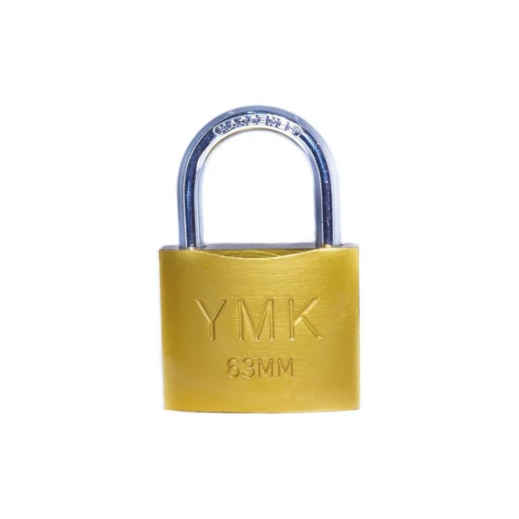 YMK Eko Sarı Boyalı Kısa Kancalı Asma Kilit 20mm