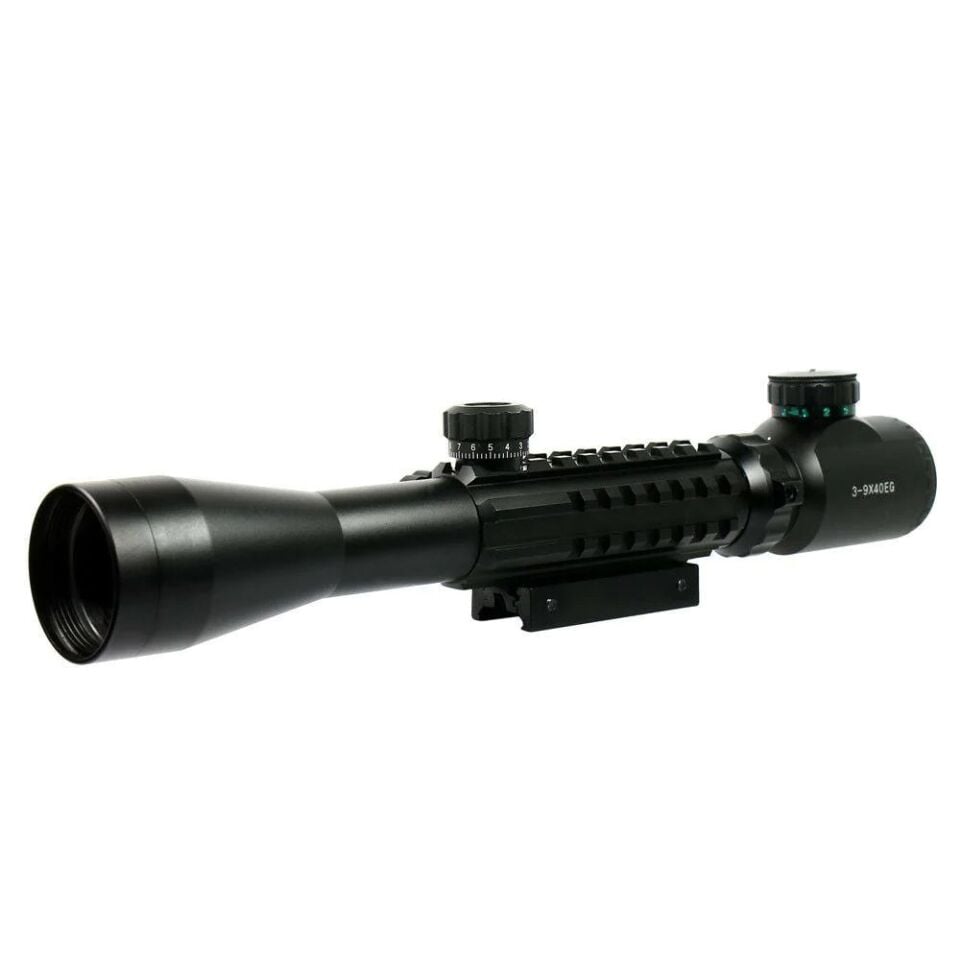 3-9x40 Zoomlu Keskin Nişancı Av Dürbünü Kızaklı