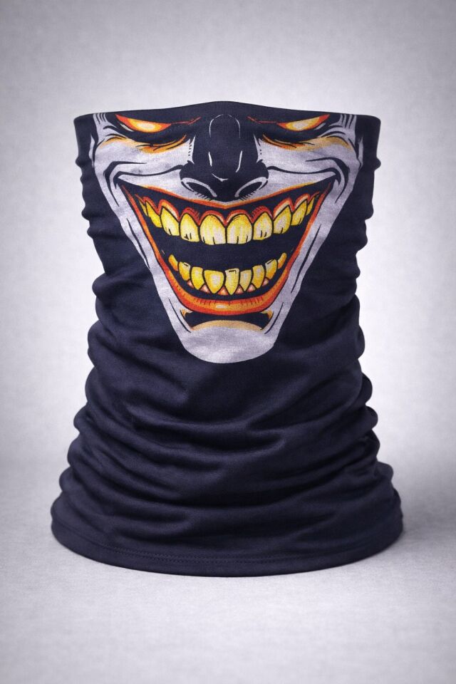 Joker Gülüşlü Baf Maske – Çok Amaçlı Boyunluk Bandana 3 No