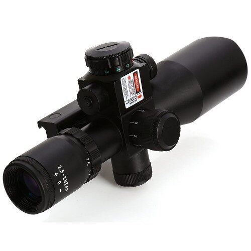 Süper Zoomlu Lazerli Profesyonel Av Dürbünü 2.5-10X40/E