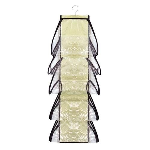 10 Bölmeli Dolap İçi Şeffaf Çanta Organizeri