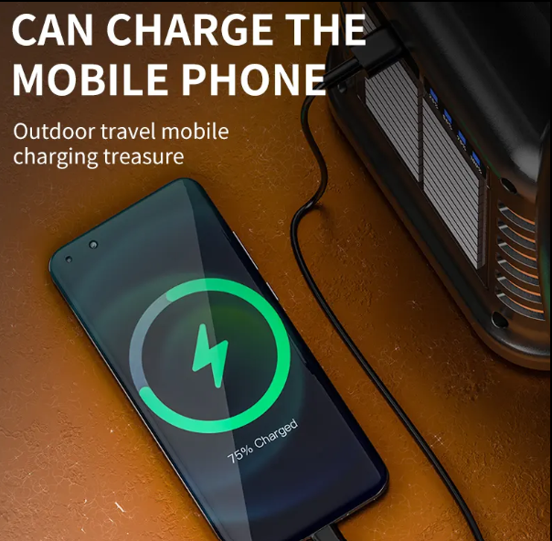 Wıson WS-4343 Çok Fonksiyonlu Solar Şarjlı Powerbanklı Kamp Lambası