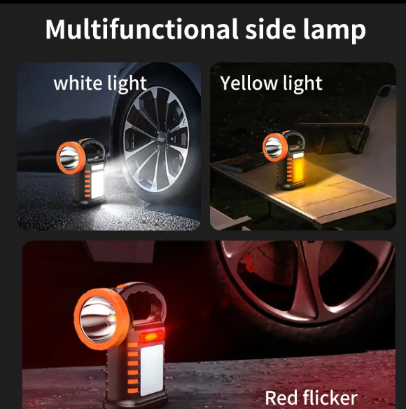 Wıson WS-4343 Çok Fonksiyonlu Solar Şarjlı Powerbanklı Kamp Lambası