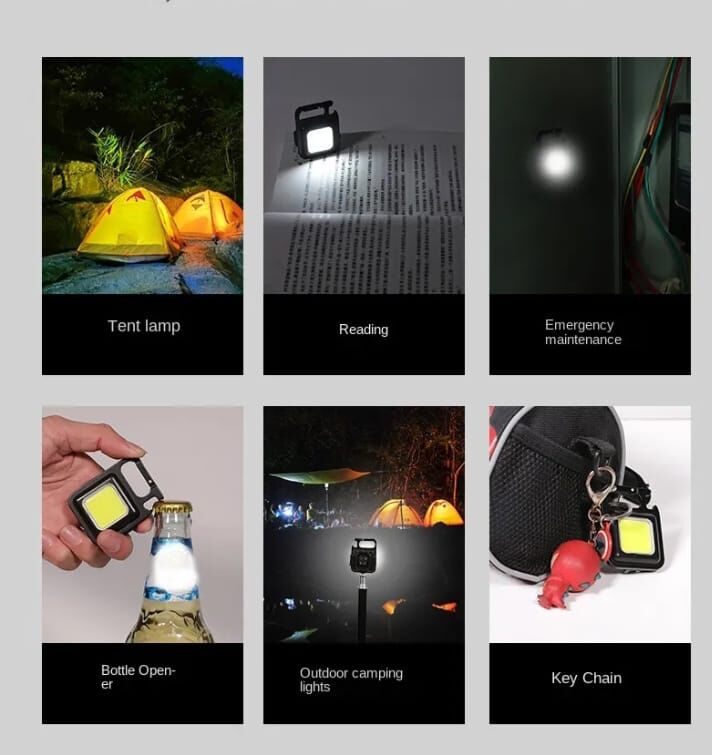 F.B.I F.20A Mıknatıslı Kamp Feneri El Feneri 800 Lümen 30 Cob