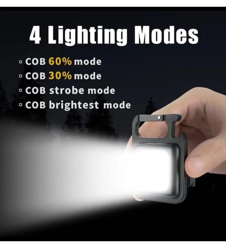 F.B.I F.20A Mıknatıslı Kamp Feneri El Feneri 800 Lümen 30 Cob