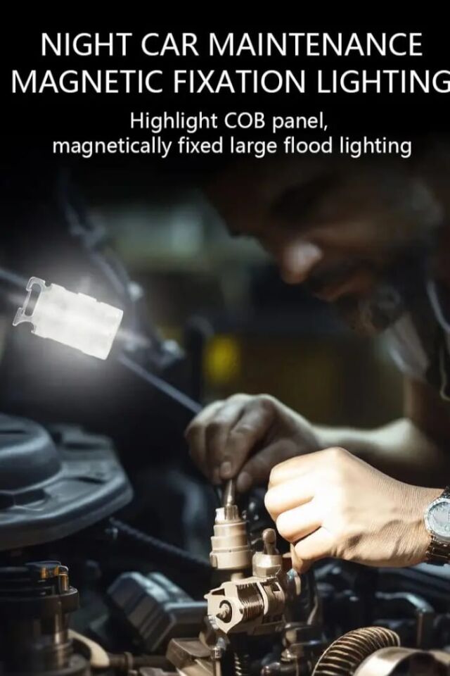 F.B.I V15 EDC El Feneri 1200LM Anahtarlık Işık Tip-C Şarj Edilebilir Taşınabilir Mini Torch Mıknatıs Klips Ile Kamp Cep Fener