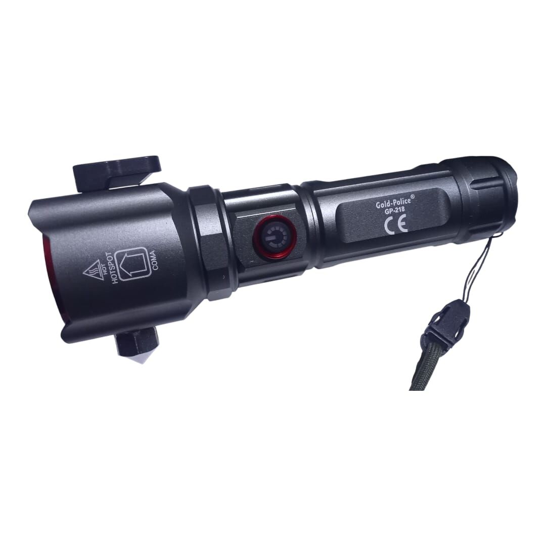 Gold Police GP-218 Acil Durum El Feneri Güçlü TG LED 3000 Lümen