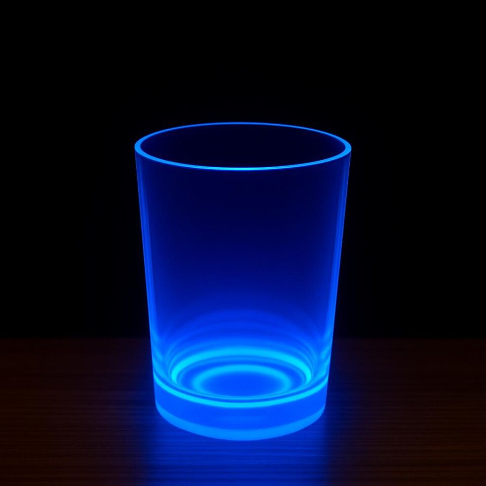 PartyGlow Neon Mavi Bardak 8.5 x 10.5 cm