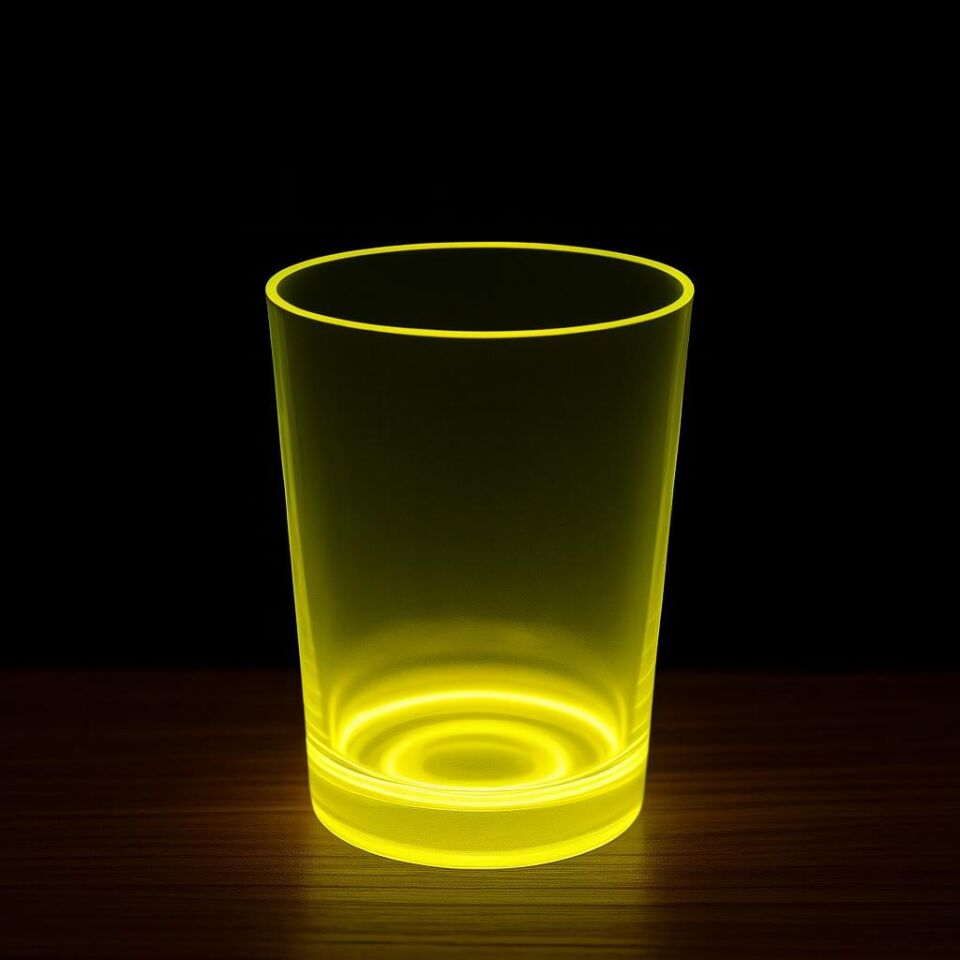 PartyGlow Neon Sarı Bardak 8.5 x 10.5 cm