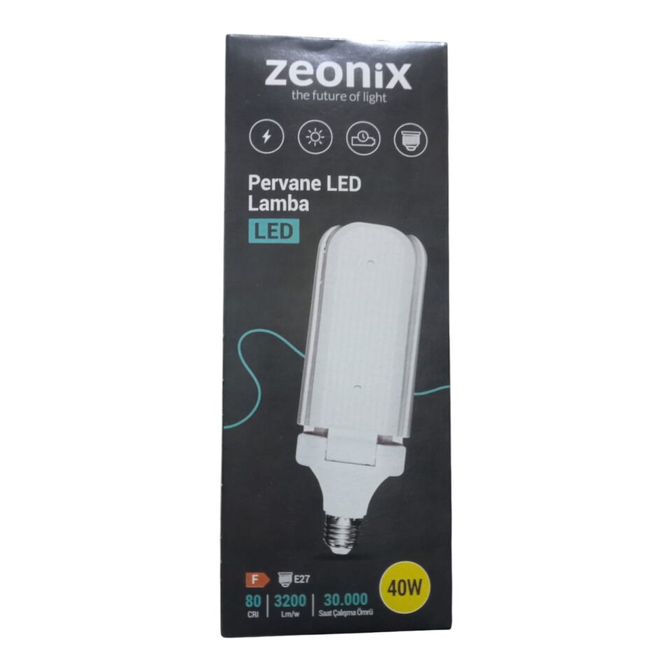 ZEONİX 40W 3 KANATLI PERVANE AMPUL
