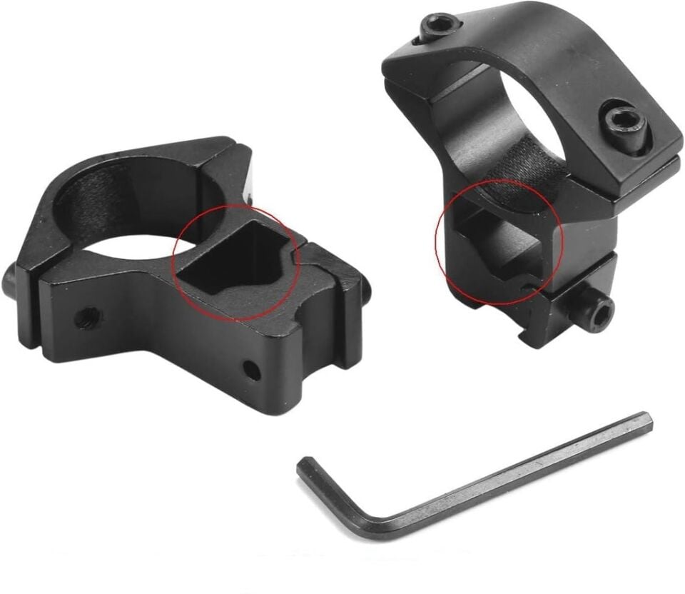 25.4mm dürbün için 11mm YÜKSEK Havalı Ayağı