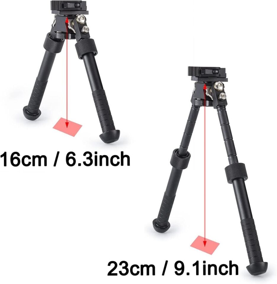 Super X TAC Picatinny Rail 22 mm Hareketli Bipod
