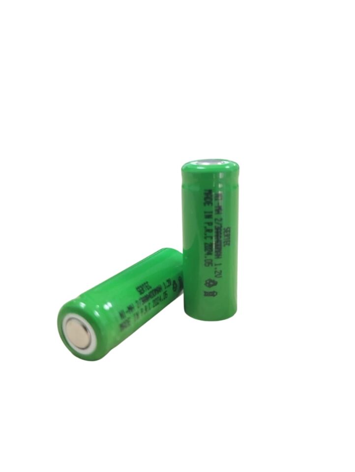 Sertec - 1.2V 400 Mah - 2/3AAA - Ni-MH Şarjlı Pil - (Başsız / Flat Head)