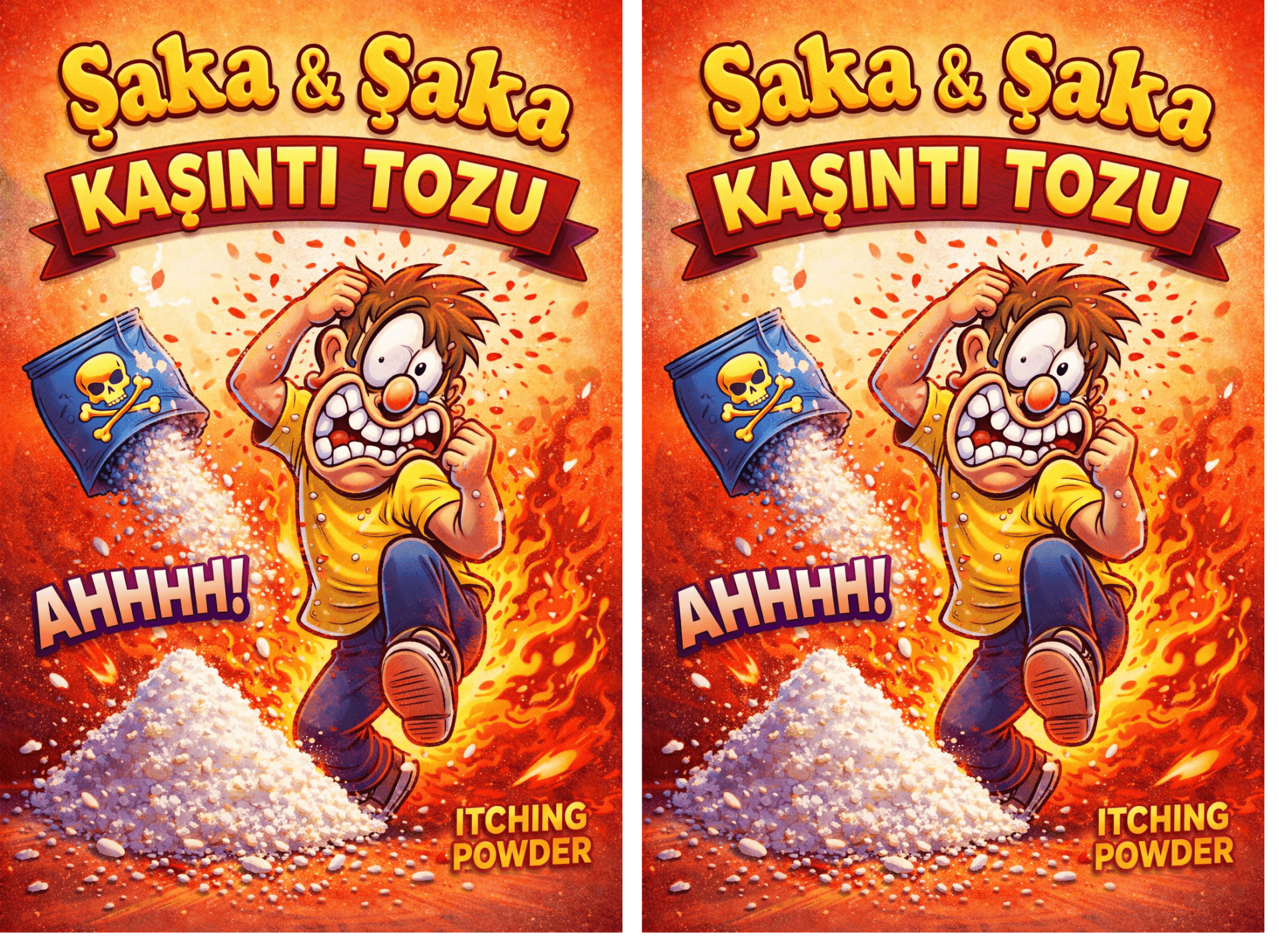 2 Adet Kaşıntı Tozu Şaka Kaşıntı Tozu Eğlence Şaka Amaçlı Toz