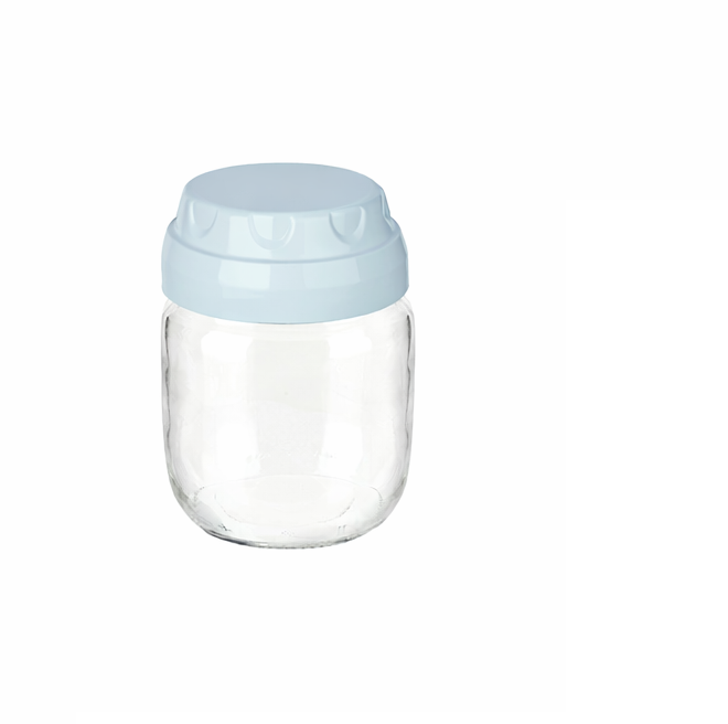 3 Adet Vintage Dekoratif Cam Kavanoz 425ml - 14,3 oz