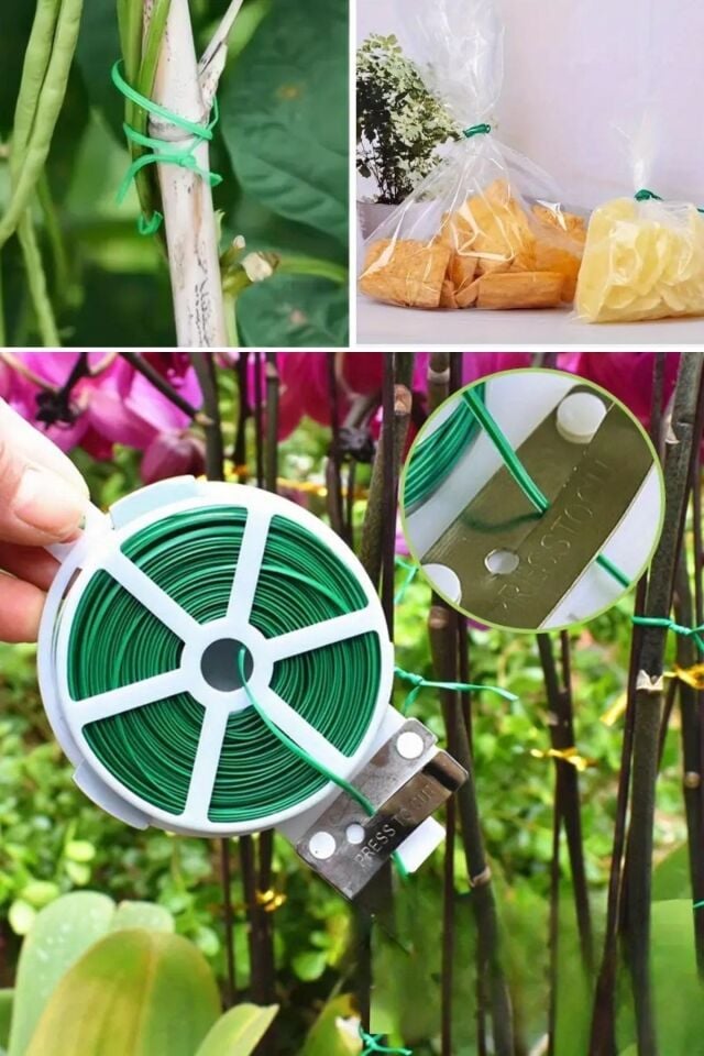 50 Metre Çok Amaçlı  Bitki Saksı Kablo Sabitleme Teli