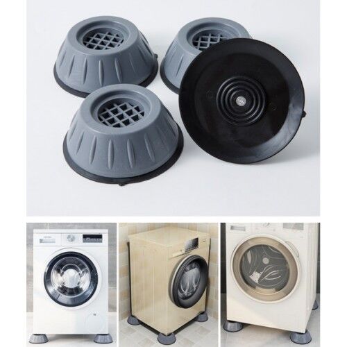 Premium 4'lü Titreşim Önleyici Kauçuk Ayak Seti - Ultra Sessiz ve Sarsıntısız Yıkama Teknolojisi