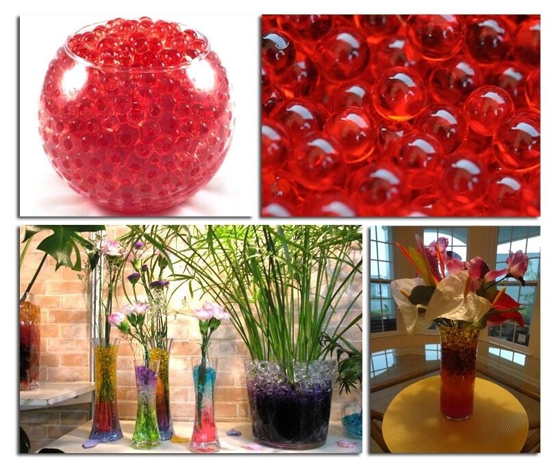 Suda Büyüyen Polymer Vazo ve Akvaryum Taşları