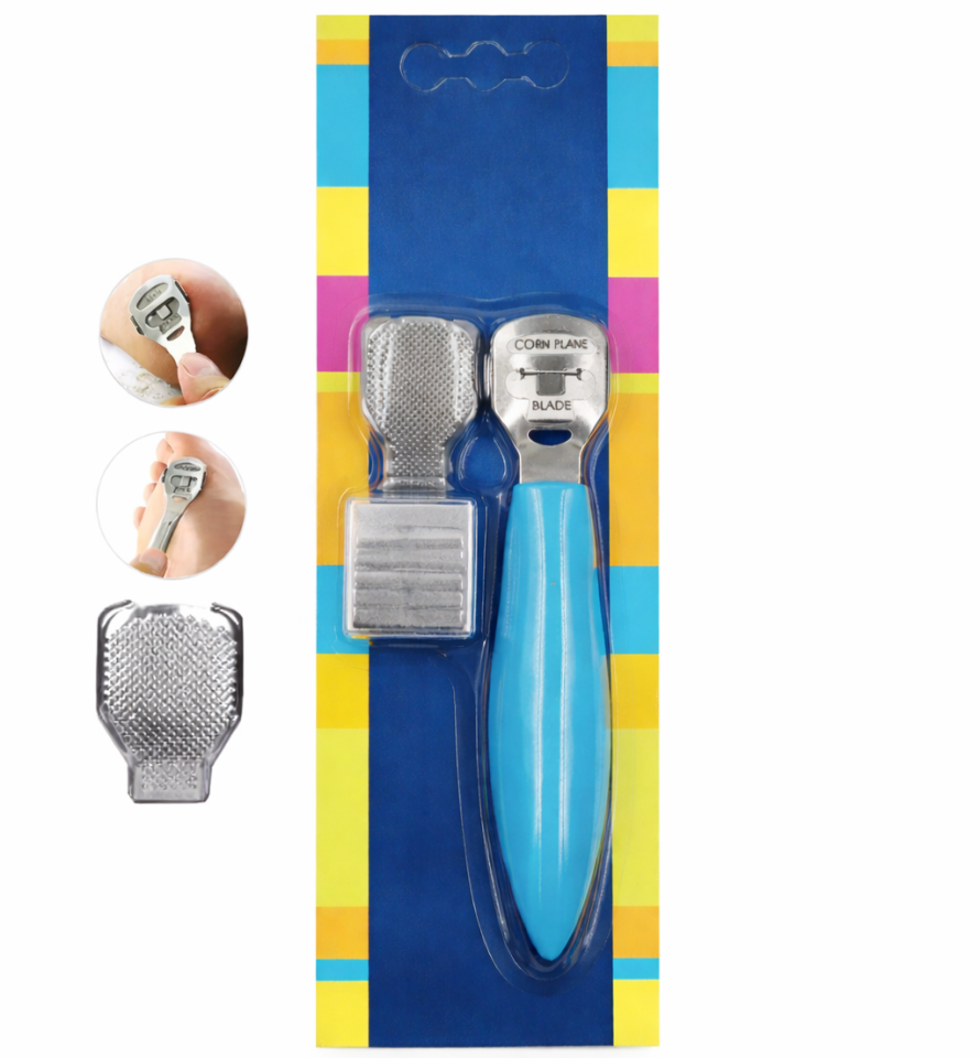 Profesyonel Nasır Raspası ve Paslanmaz Topuk Rendesi Ayak Bakım Seti