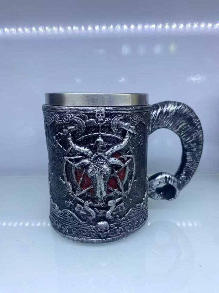 Şeytan Çelik Kupa Bardak Kod 1116