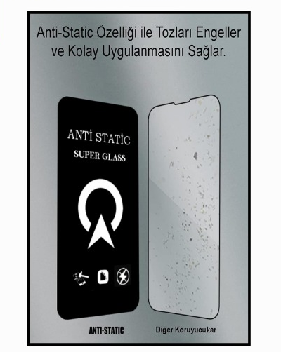 Samsung A4S 6D Anti Static Temperli Cam Ekran Koruyucu Kırılmaz Full Kaplama