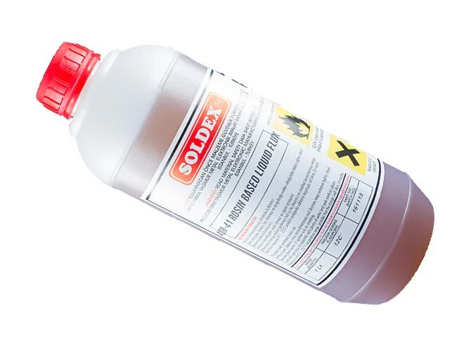 Soldex ASR41 1 LT - Reçine Bazlı Kırmızı Lehim Suyu
