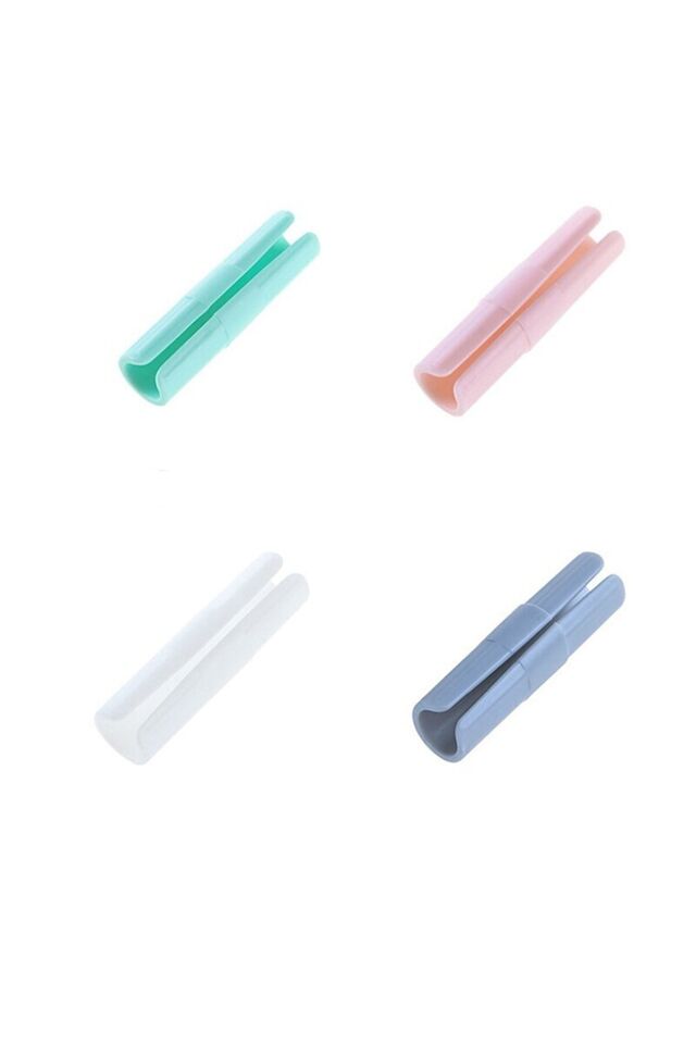 12 Adet Poşet Kapatma Düzenleyici Klipsler Poşet Klipsi