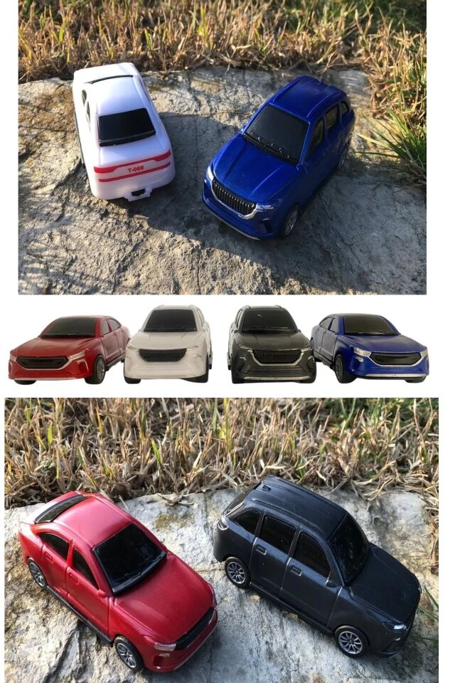 Togg Çek Bırak Oyuncak Araba - 2li Set Mavi - Siyah