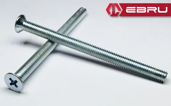 Ebru YHB Göbek Kilit, Barel Vidası M5x80 - 10 Adet